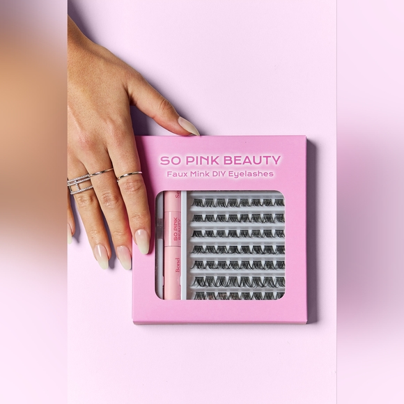 SO PINK BEAUTY Faux Mink Eyelashes Cluster Multipack - Picture 1 of 16